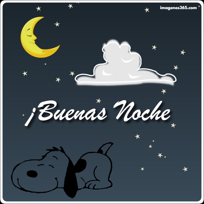 25 Frases y Imágenes de Buenas Noches Snoopy 2024 Imagenes 365