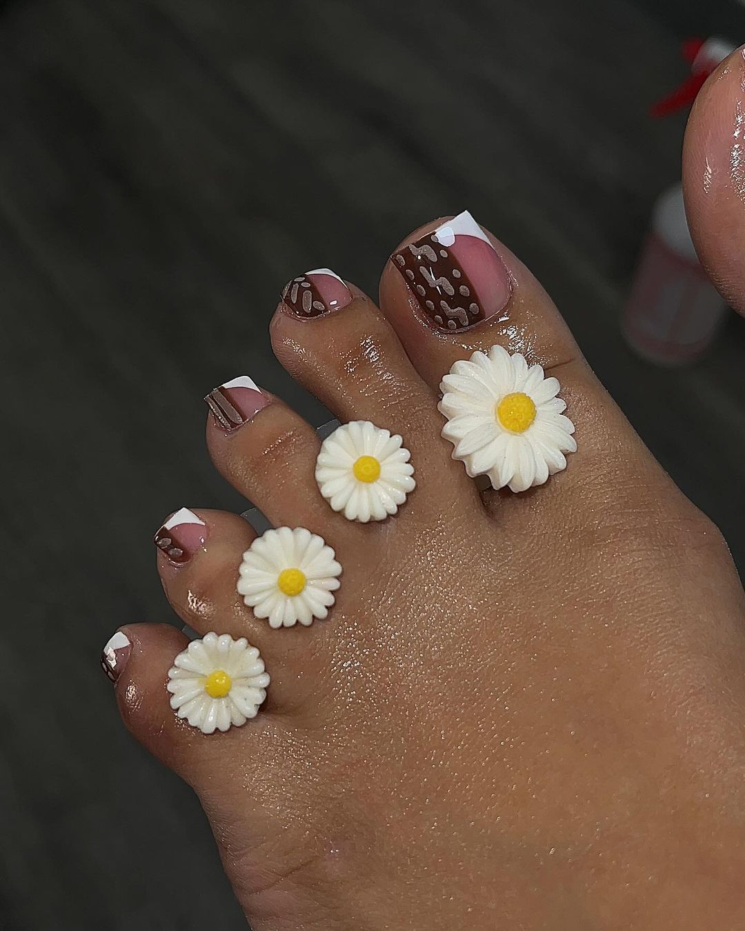 [Nueva +100] Uñas Decoradas Pies Elegantes 2025 - Imagenes 365